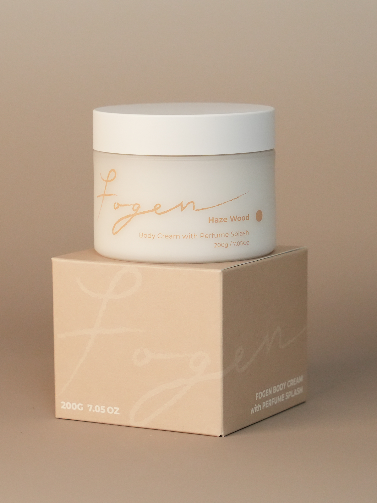 Fogen Bodycream with Perfume Splash, Haze Wood